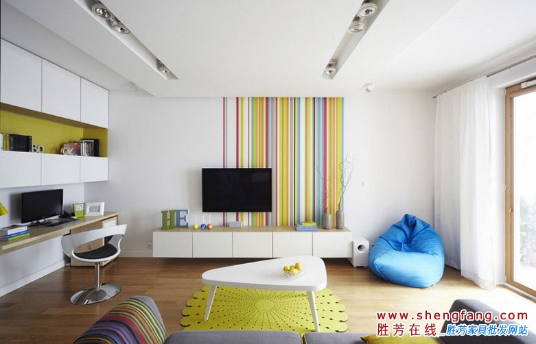 波兰充满活力的公寓装设欣赏