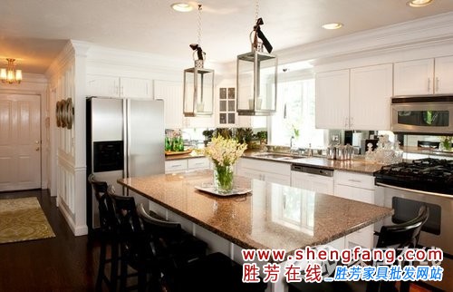 欧式整体厨房装修风格欣赏