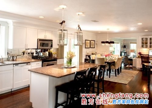 欧式整体厨房装修风格欣赏