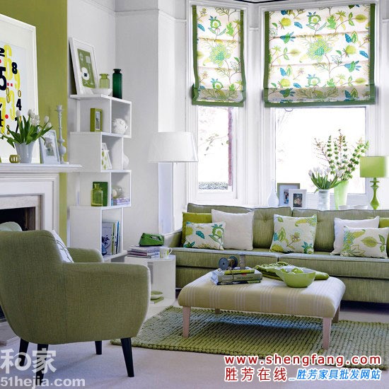 清新自然的客厅装饰效果