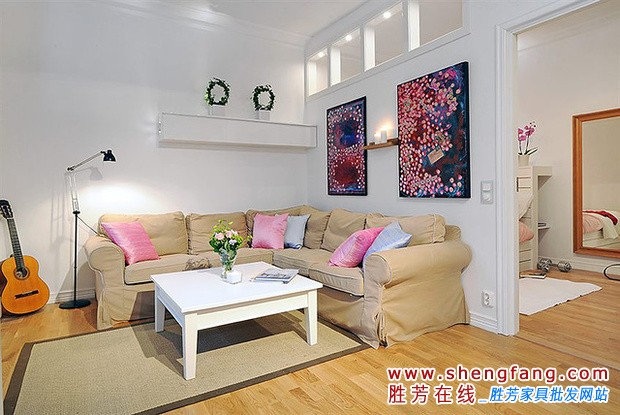 小居室气质客厅打造方案