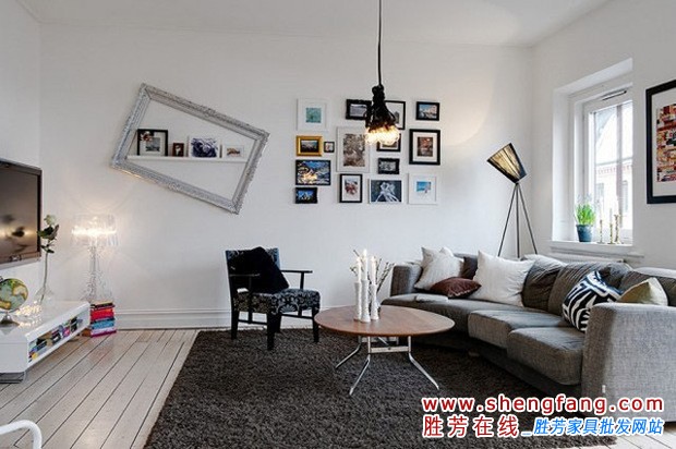 小居室气质客厅打造方案