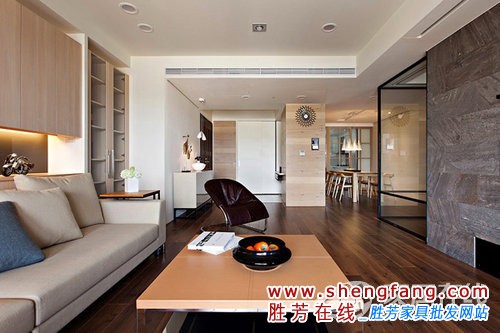 浅咖色调家居展现时尚浪漫