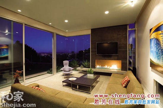 大气开放式客厅设计方案