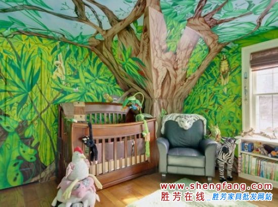 森林主题儿童房设计方案