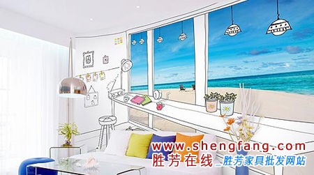 打造漫画风背景墙设计