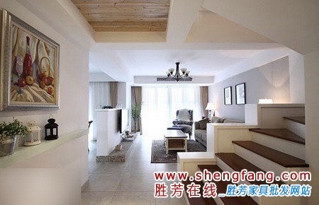 潮湿地下室华丽蜕变成复式美宅