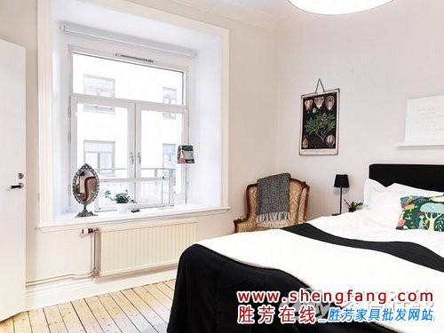 54平米家居黑白色彩搭配欣赏