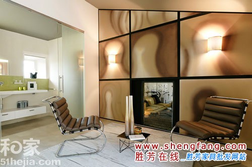 不同材质装点时尚空间