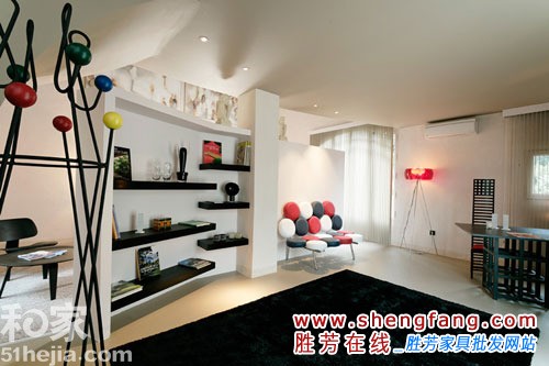 不同材质装点时尚空间