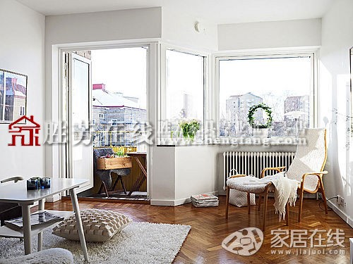 54平米紧凑型单身公寓装修欣赏