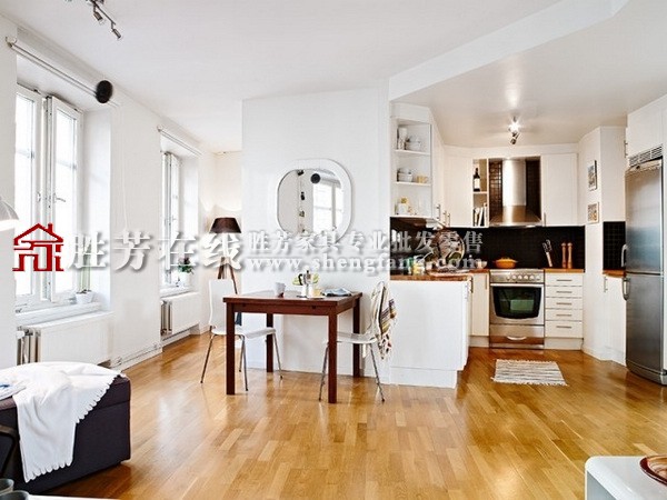 40平北欧风单身公寓