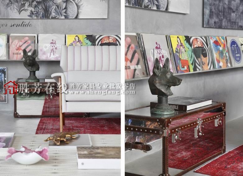 时尚与复古并驾齐驱的房间