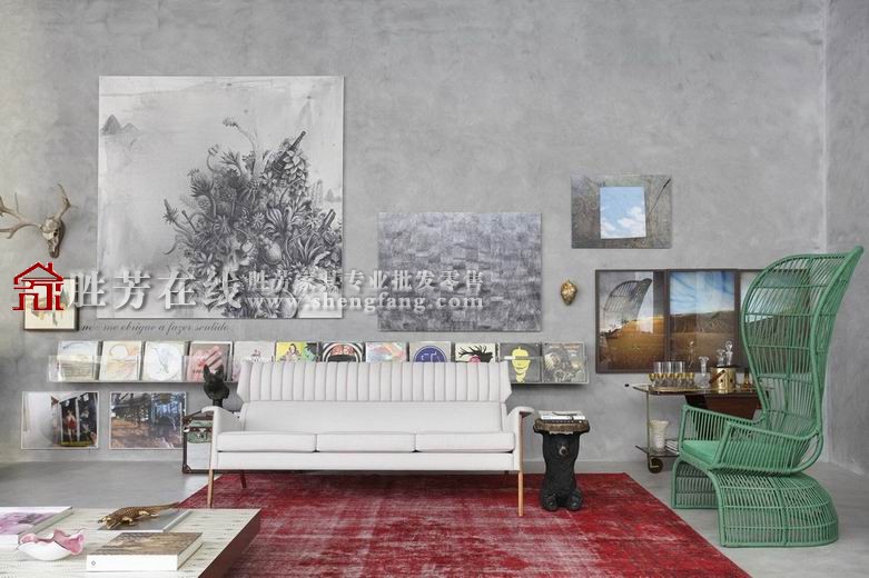 时尚与复古并驾齐驱的房间