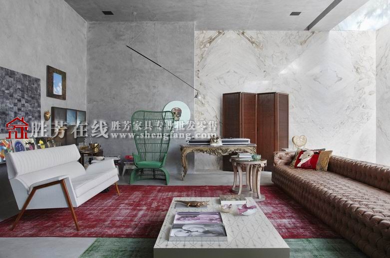 时尚与复古并驾齐驱的房间