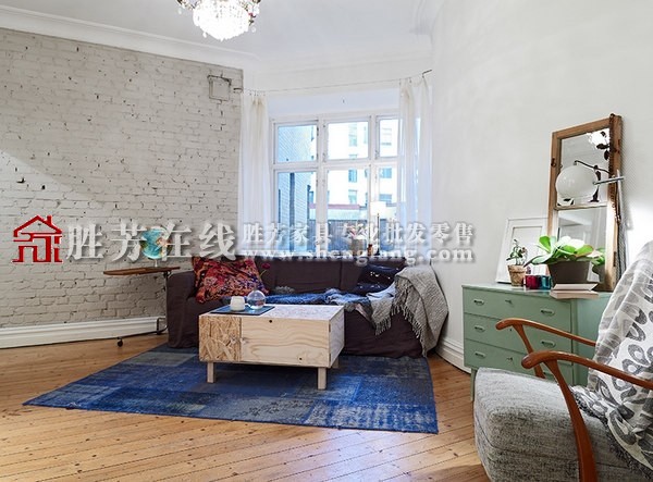 76平米的异国公寓风格欣赏