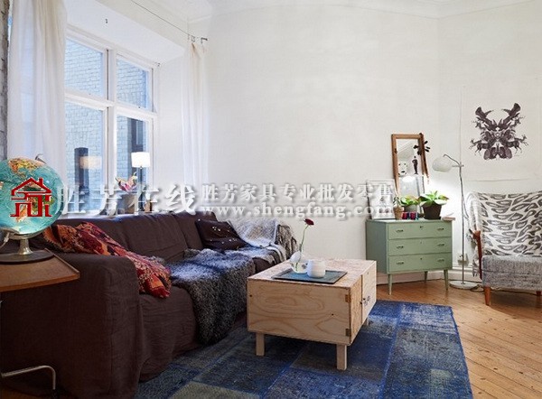 76平米的异国公寓风格欣赏