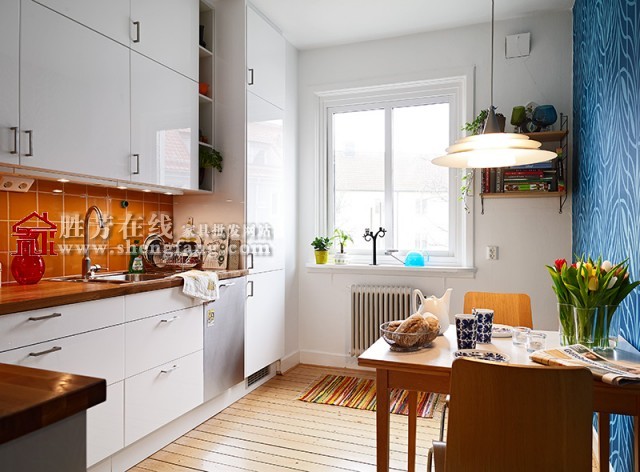 53平米蔚蓝春色的公寓