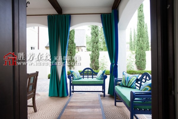 蓝色混搭风格家居