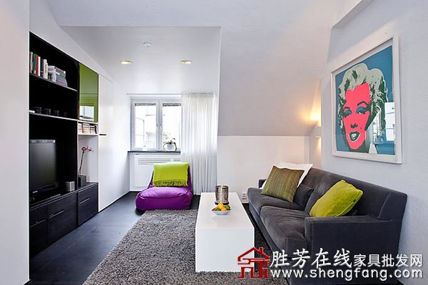 打造超养眼的54平米小蜗居