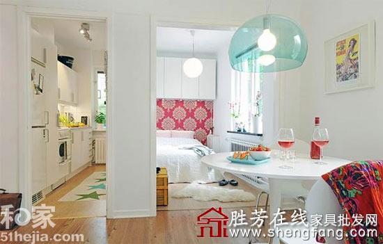 宁静的41平米小户型装欣赏