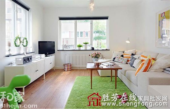 宁静的41平米小户型装欣赏