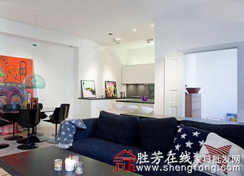 80平英伦范儿小户型装修