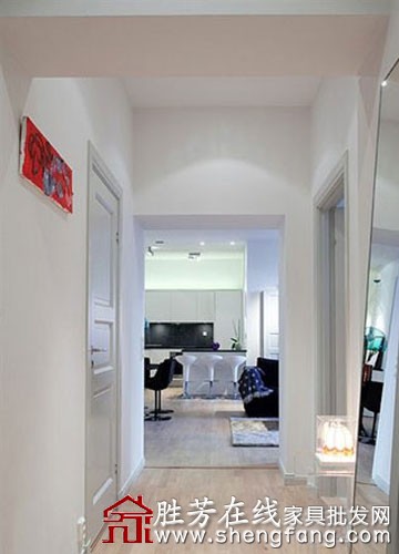 80平英伦范儿小户型装修