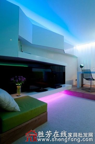 俄罗期风格的趣味公寓