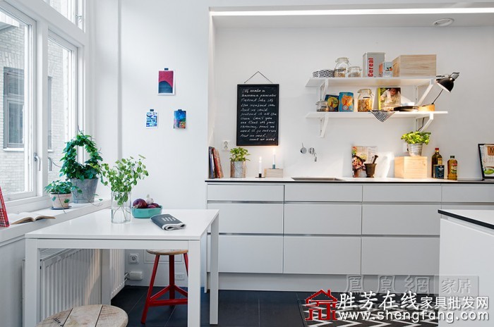 90平米瑞典风格公寓设计欣赏