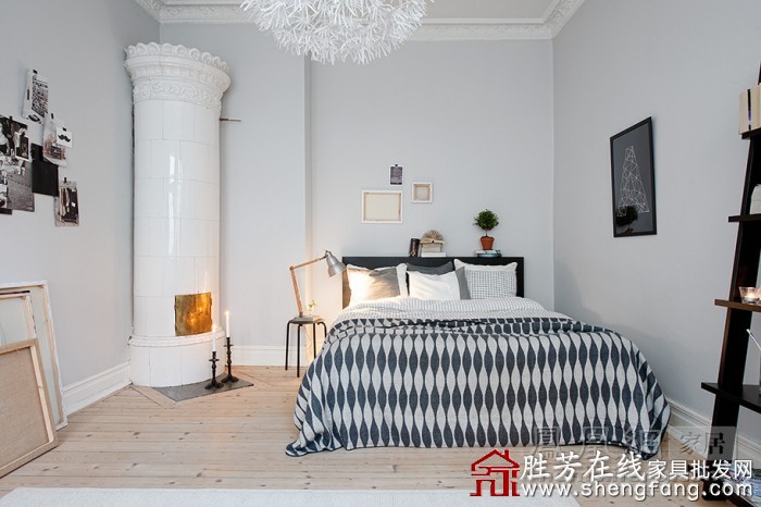 90平米瑞典风格公寓设计欣赏