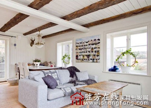 充满自然风情的小户型复工装修