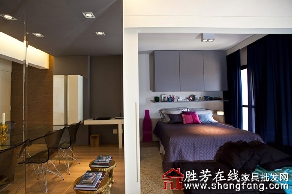 巴西45平小户型现代公寓