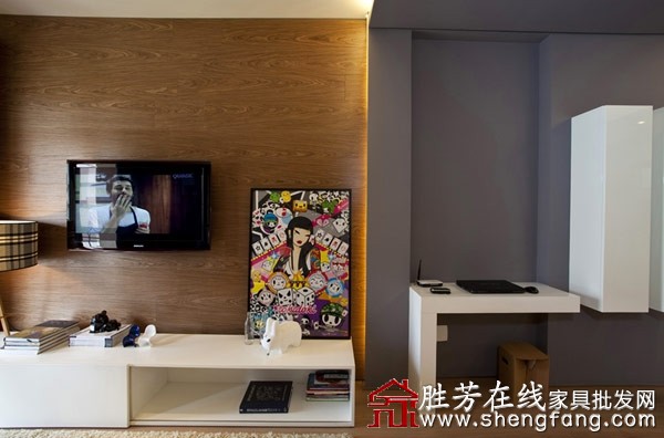 巴西45平小户型现代公寓