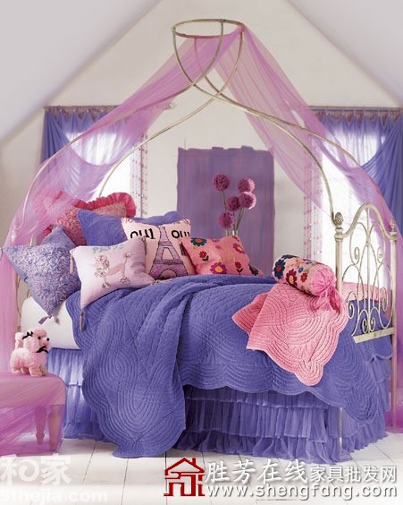 温馨而浪漫的公主房设计