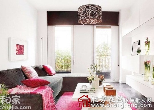 红色甜蜜婚房家居欣赏