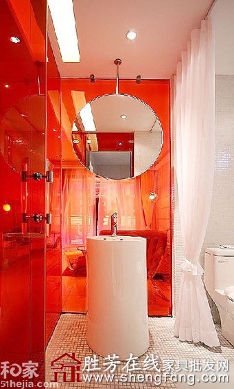 红色甜蜜婚房家居欣赏