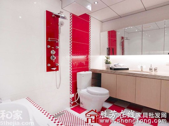 红色甜蜜婚房家居欣赏