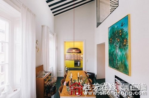 91平时尚色彩系家居欣赏