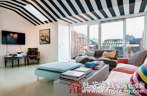 91平时尚色彩系家居欣赏