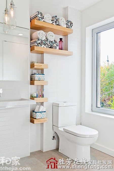 卫生间的巧妙收纳设计