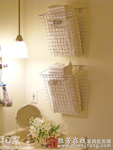卫生间的巧妙收纳设计