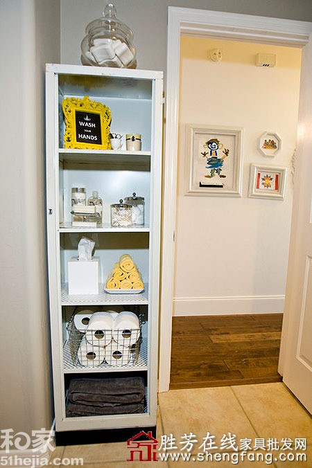 卫生间的巧妙收纳设计