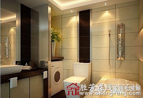 瓷砖拼贴出美丽浴室