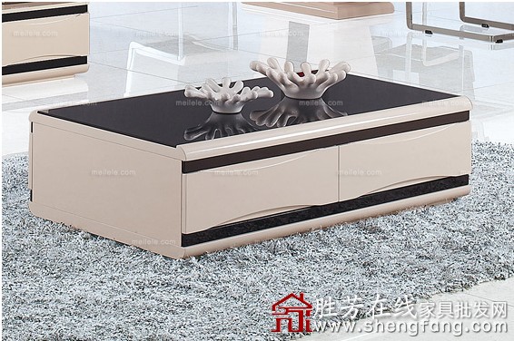 钢化玻璃茶几桌子