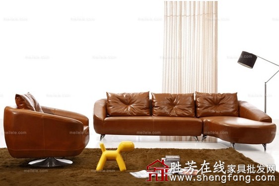 真皮沙发
