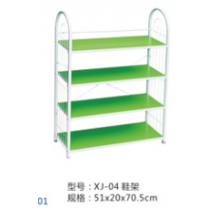 胜芳鞋架 四层鞋架 多层鞋架 简易鞋架 宿舍鞋架 铁质鞋架 可拆装鞋架 玄关家具 皖美家具 批发 简易