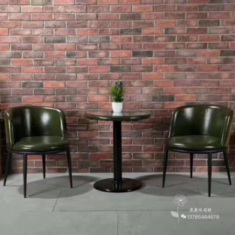 胜芳澳典家具休闲椅 主题桌椅 洽谈桌椅 复古式餐椅 咖啡桌椅 咖啡台围椅
