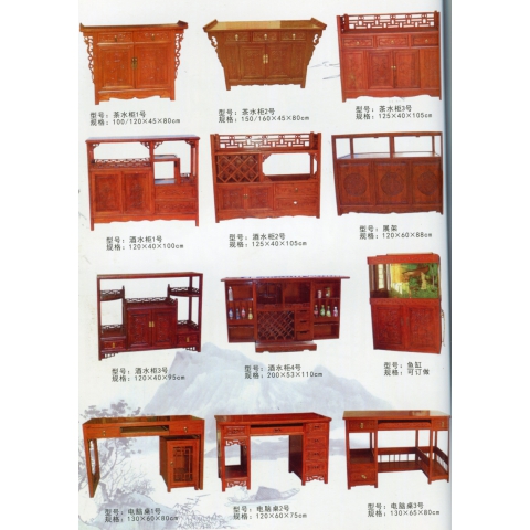胜芳酒柜批发 实木 餐边柜 现代简约 茶水柜 厨房 储物柜 家用 酒柜 双全实木家具