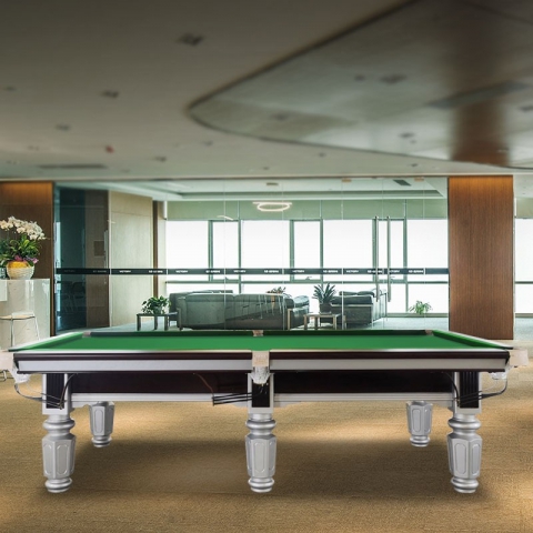 乔氏银腿钻石者钢库台球桌标准型美式黑八桌球台商用成人球房案